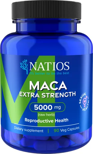 Natios Maca Extract 5000 mg 90 veganských kapslí