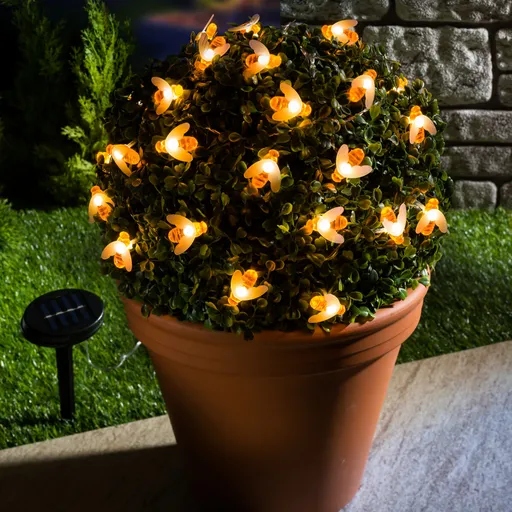 Solární světelný řetěz Včely