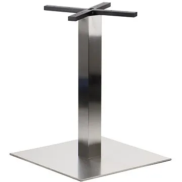 Stolová podnož, nerezová ocel SH-3002-7/S kartáčovaná, 55×55 cm (Stema_5903917403023)