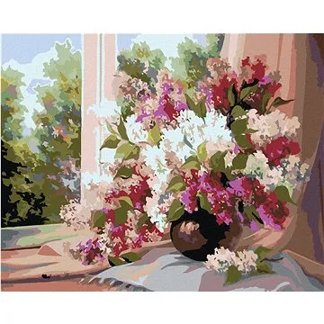 Diamondi - Diamantové malování - ŠEŘÍK U OKNA II, 40x50 cm, Vypnuté plátno na rám (602657B)