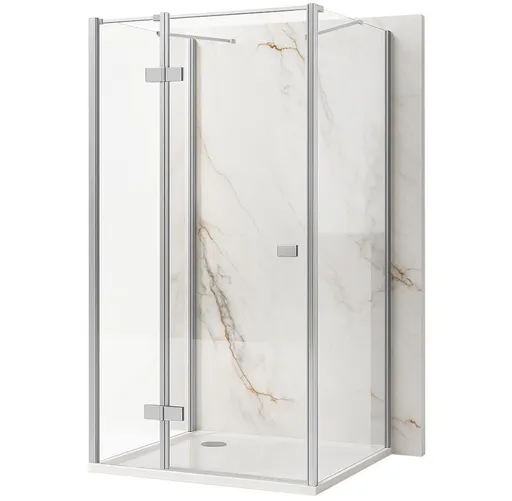 REA/S Sprchový kout Atlas 80x80 Chrome vlevo KPL-K4762