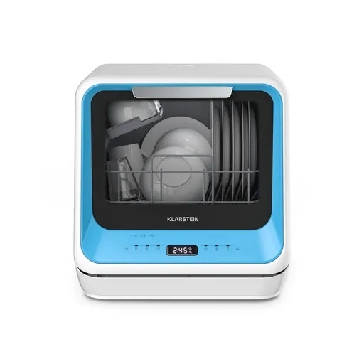 Klarstein Amazonia, Mini myčka na nádobí, Kompaktní, 7 programů, Přenosná