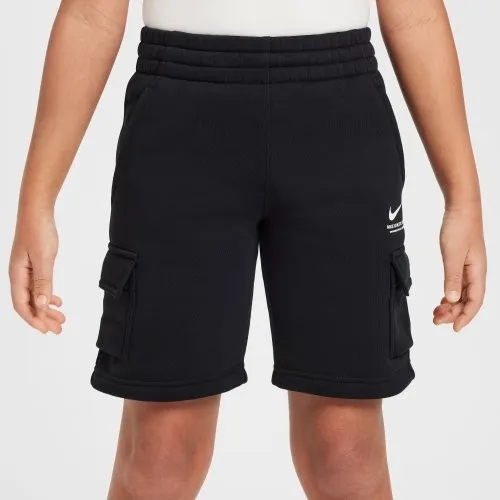 Nike Sportswear Big Kids (Boys) Fleece Cargo Shorts M