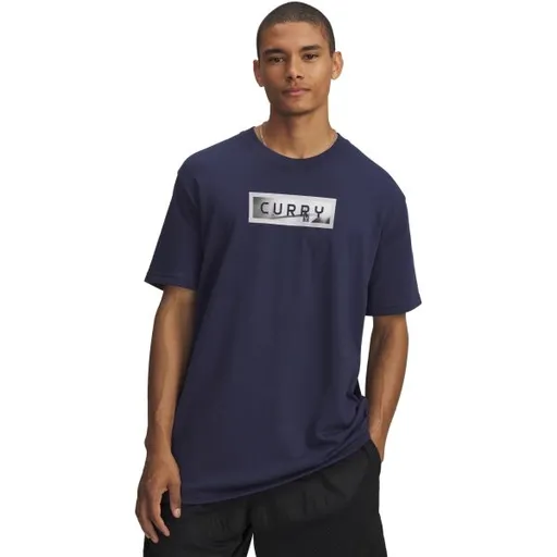 Under Armour CURRY TREND TEE 1 Pánské tričko, tmavě modrá, velikost M