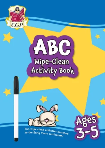 ABC Wipe-Clean Activity Book for Ages 3-5 (with pen) - CGP Books