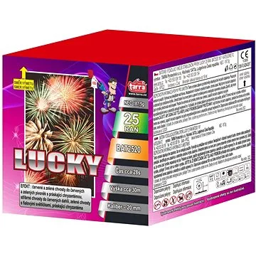 Ohňostroj - baterie výmetnic lucky 25 ran  (8595596312245)