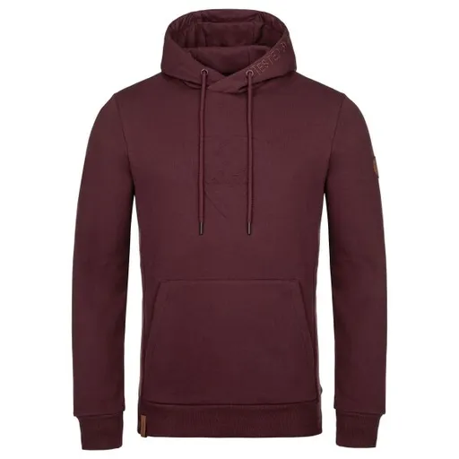 KILPI ODISEA Pánská mikina, vínová, velikost XXXL
