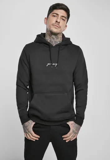 Mr. Tee Pray EMB Hoody black - XS