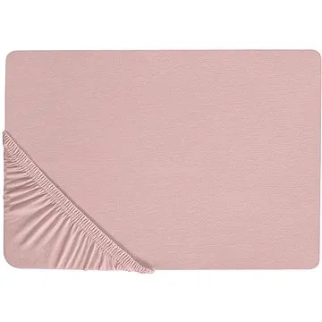 Bavlněné prostěradlo růžové HOFUF (BELpro027nad)