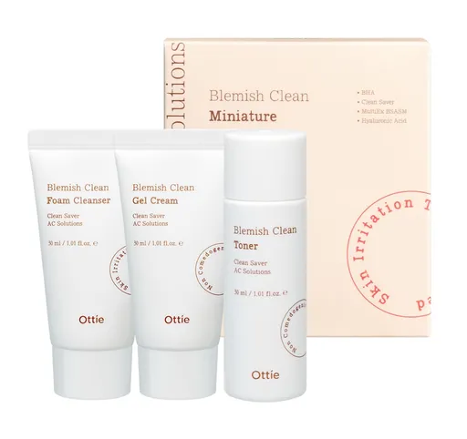 Ottie Blemish Clean set miniatur proti nedokonalostem pleti 3x30 ml