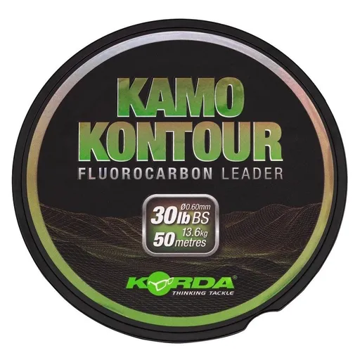 Korda Fluorocarbon Kamo Kontour 0,60mm 50m,Korda Fluorocarbon Kamo Kontour 0,60mm 50m