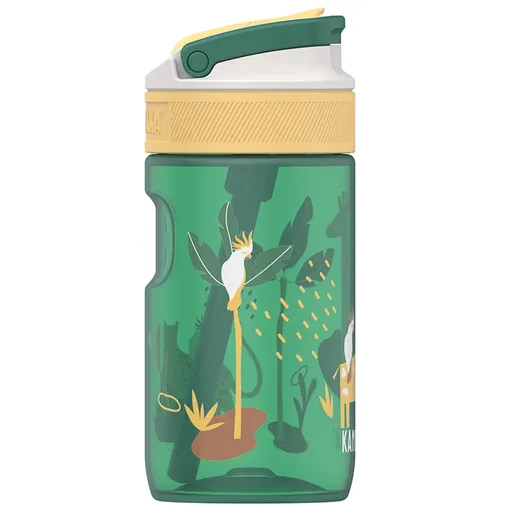 Láhev na vodu pro děti LAGOON 400 ml, safari jungle, tritan, Kambukka