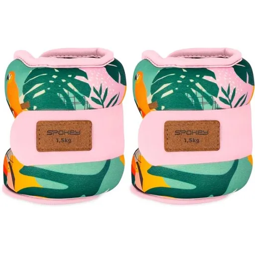 Spokey HOME JUNGLE 2 x 1,5 KG Závaží na ruce a nohy, mix, velikost 1,5 KG