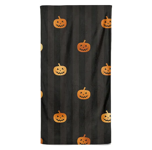 Osuška Dýně a pruhy (Velikost osušky: 100x170cm)