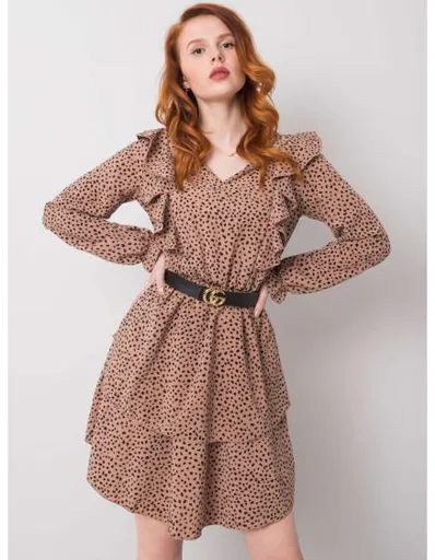 Dámské šaty Blythe RUE PARIS béžové