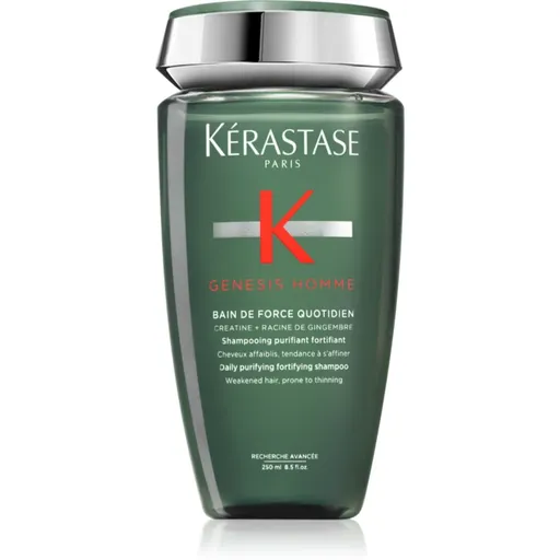 Kérastase Genesis Homme Bain de Force Quotiden čisticí a vyživující šampon pro slabé vlasy s tendencí vypadávat pro muže 250 ml