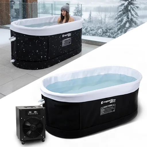 Přenosná otužovací vana inSPORTline FrostPeace s termoregulačním systémem