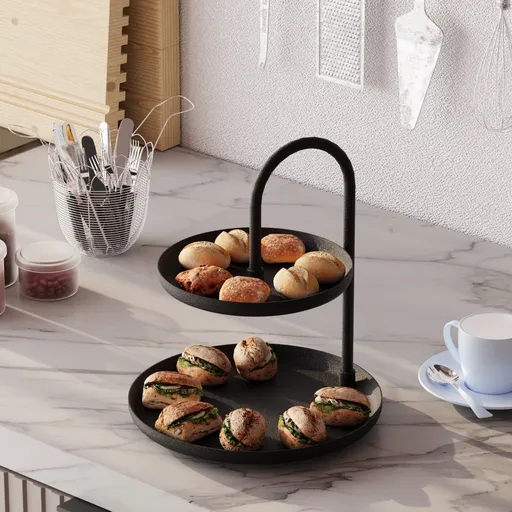 Dekorativní kovový doplněk Kormen - Black