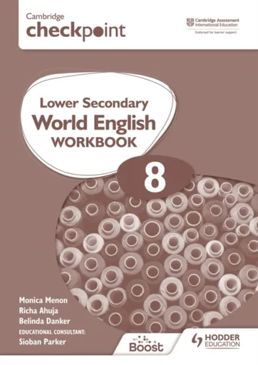 Cambridge Checkpoint Lower Secondary World English Workbook 8 - Monica Menon