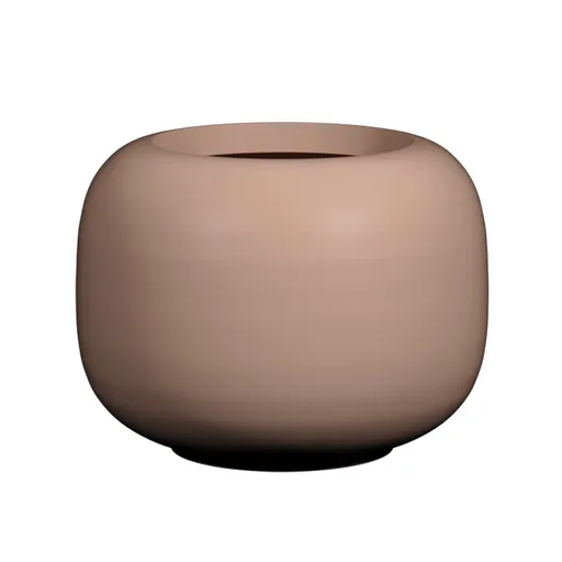 Květináč Sphere Low, pudrově růžová, více velkostí - Pottery Pots Velikost: M - ⌀ 53,5, v. 40,4 cm