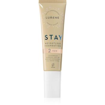 Lumene Stay Weightless tekutý make-up s matným finišem SPF 30 odstín 2 Fair 30 ml