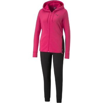 Puma CLASSIC HOODED TRACKSUIT TR CL Dámská tepláková souprava, černá, velikost