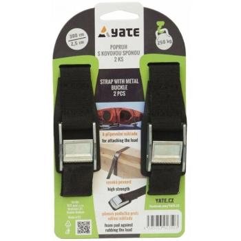 YATE FÉMCSATOS HEVEDER Fémcsatos heveder, fekete, méret