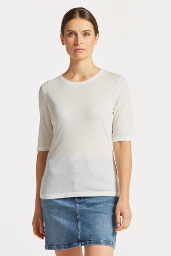 TRIČKO GANT SLIM LIGHTWEIGHT SS T-SHIRT EGGSHELL