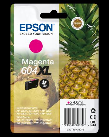 Epson 604XL T10H340 C13T10H34010 purpurová (cyan) originální cartridge