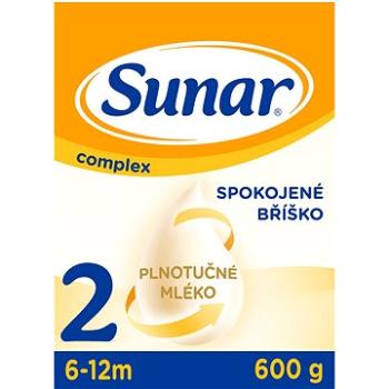 Sunar Complex 2 pokračovací kojenecké mléko 600 g (8592084415716)