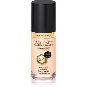 Max Factor Facefinity All Day Flawless dlouhotrvající make-up SPF 20 odstín 10 Fair Porcelain 30 ml