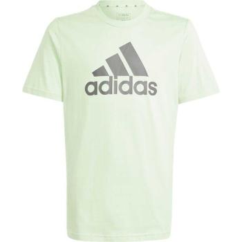 adidas ESSENTIALS BIG LOGO T-SHIRT Juniorské tričko, světle zelená, velikost