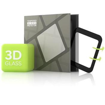 Tempered Glass Protector pro Xiaomi Mi Watch Lite - 3D GLASS, černé (TGR-XMWL-BL)