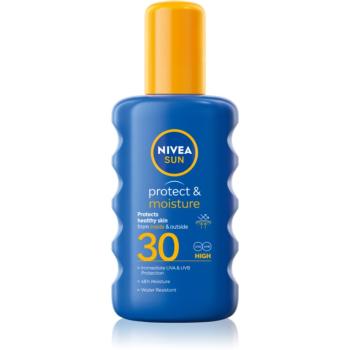 Nivea Sun Protect & Moisture hydratační sprej na opalování SPF 30 200 ml