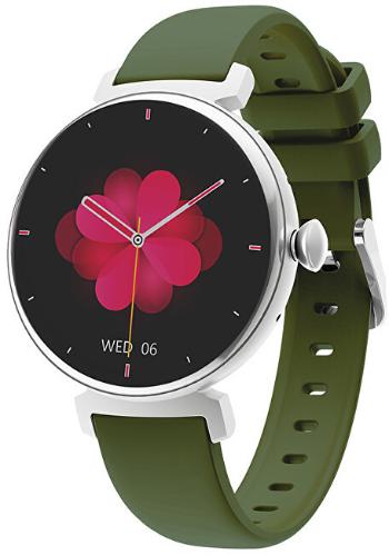 Wotchi AMOLED Smartwatch DM70 – Silver – Green