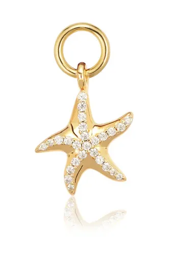 Sif Jakobs Pozlacený přívěsek Mořská hvězdice Stella SJ-CH2384-CZ-YG