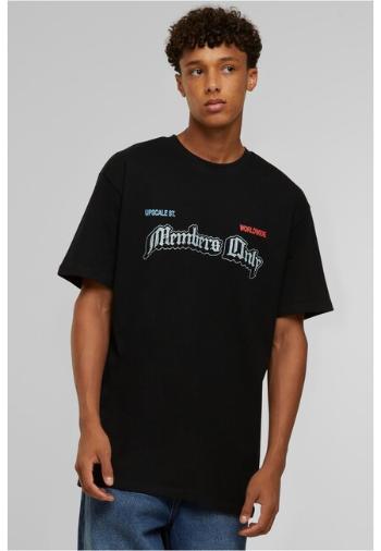 Mr. Tee Only Members Oversize Tee black - S