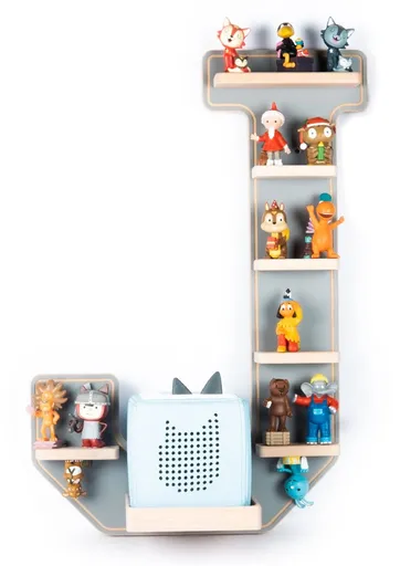 VCM Police Boarti Tonie - písmeno J, šedá