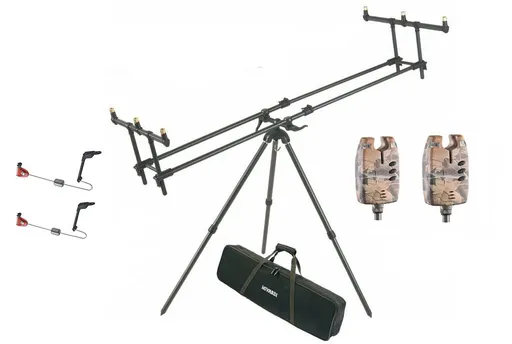 Mivardi Stojan Tripod Premium + ZDARMA  2 x Hlásič EASY Camo a 2 x Swing EASY,Mivardi Stojan Tripod Premium + ZDARMA  2 x Hlásič EASY Camo a 2 x Swing