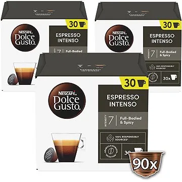 NESCAFÉ® Dolce Gusto® Espresso Intenso, 30 kapslí v balení (3ks) (12393633)