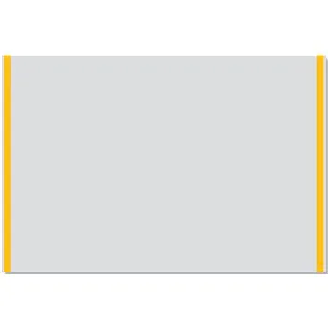 LINARTS 54 x 31 cm / 80 mic, samolepicí, čirý - balení 10 ks (4311)