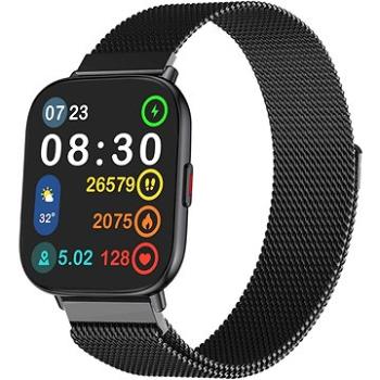 WowME Watch TS černé s řemínkem milánský tah (TS17P black milanese)