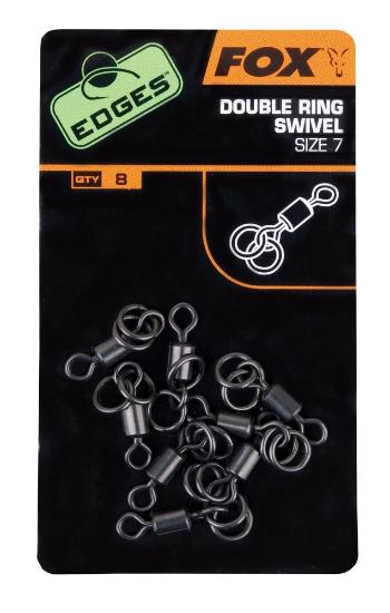 Fox Obratlíky s dvěma kroužky Edges Double Ring Swivel 8ks