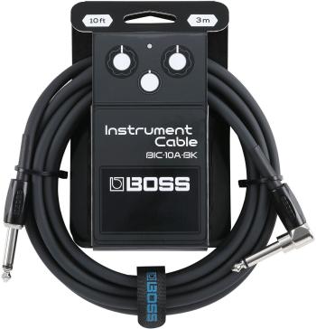 Boss BIC-10A-BK 10ft Rovný - Lomený Nástrojový kabel