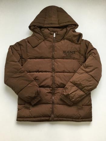 Karl Kani Retro Hooded Puffer Jacket brown - S