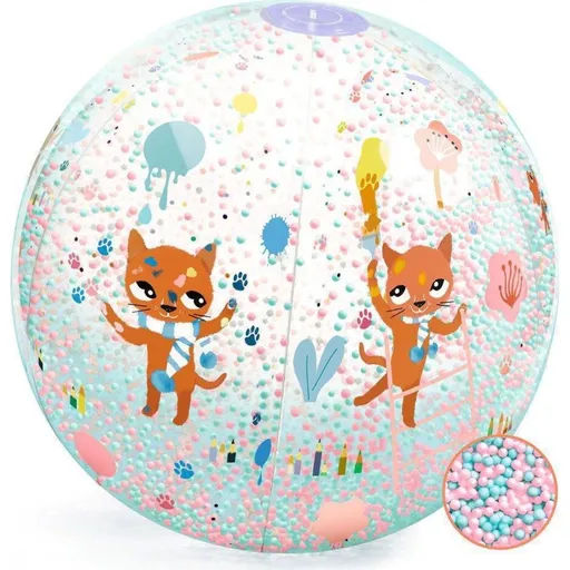 Djeco Nafukovací Míč Kočky