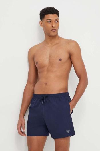 Plavkové šortky Emporio Armani Underwear tmavomodrá barva, 211740 4R420