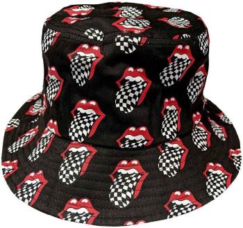 The Rolling Stones Čepice Checker Tongue Pattern Charcoal Grey