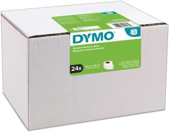 Dymo S0722360 papírové štítky 89mm x 28mm, bílé, adresní, 24 x 130 ks