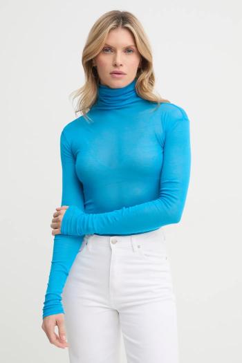 Tričko s dlhým rukávom American Vintage dámske, s rolákom, MAS08E25